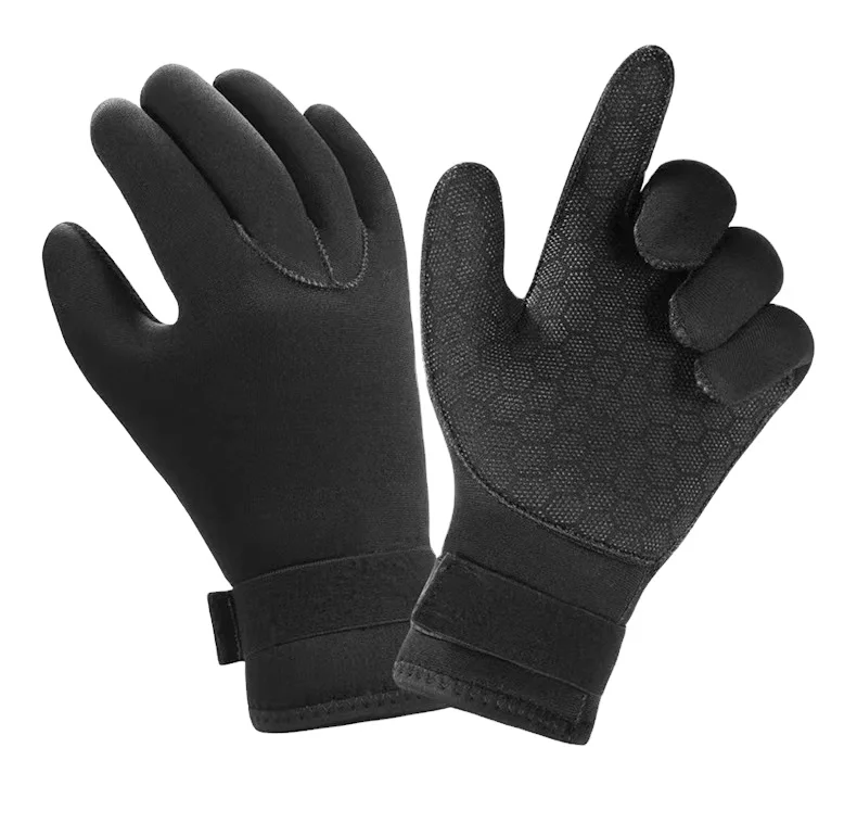 Diving gloves 3-5mm snorkeling gloves deep sea operation equipment thickened neoprene warm gloves