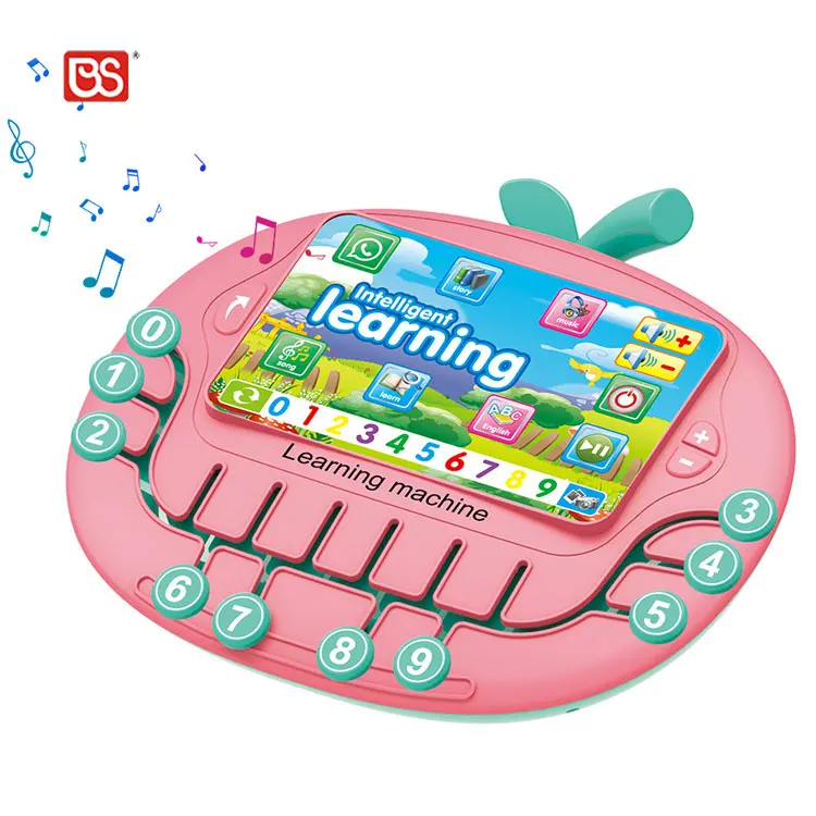 BS Modern Toys Kid Laptop Machine Computer Educational Math Leapfrog Learning Friends 100 Words Book For Sale