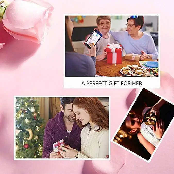 Bamoer Luxury Slender Rose Gold Plated Bracelet With Sparkling