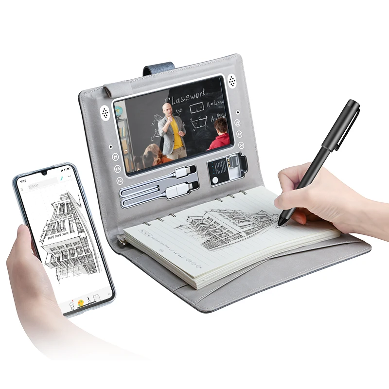Factory Direct Notepad Mobile Power Notepad Fingerprint Lock Smart Drawing MP4 Player  USB Flash Personalization Customization
