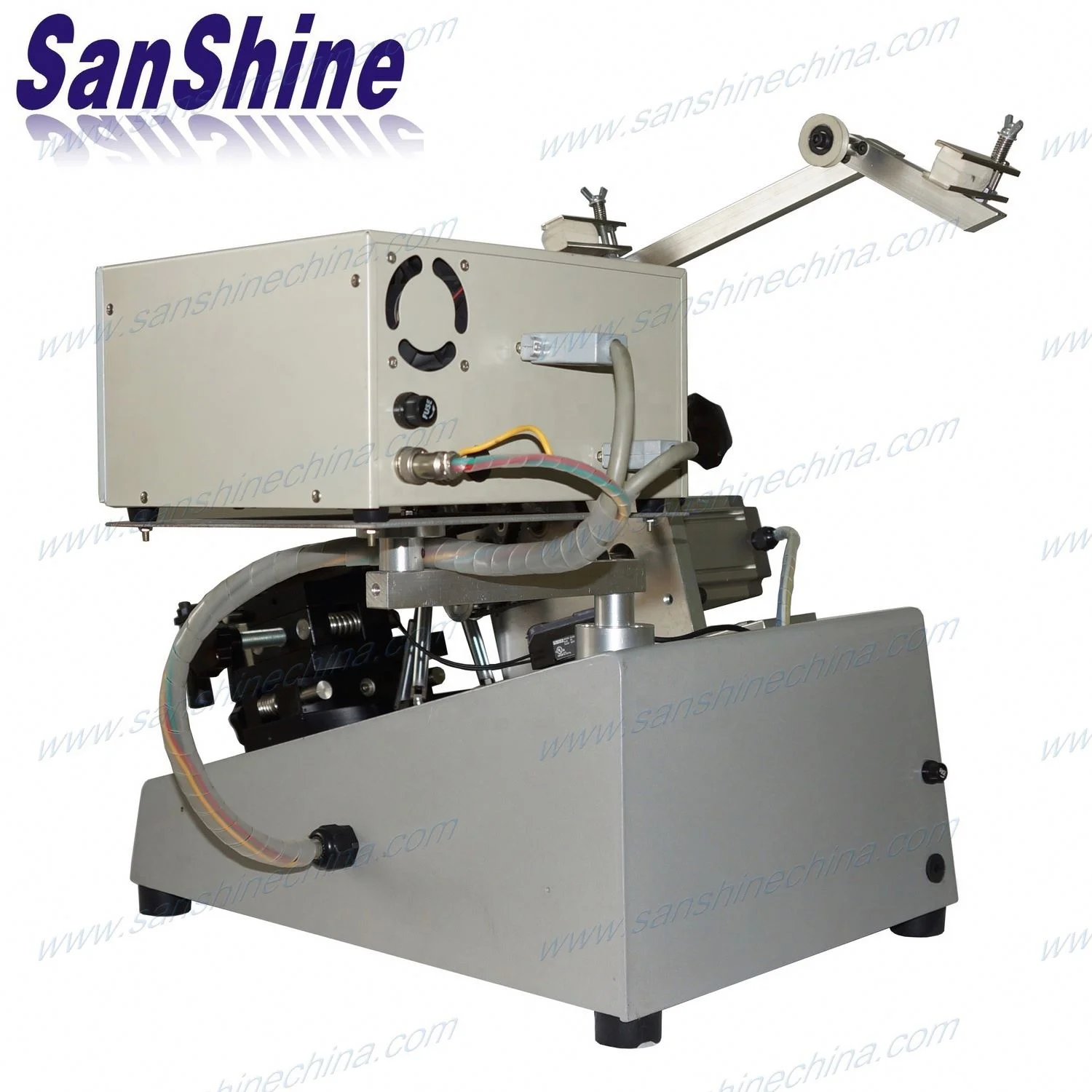Heavy wire small toroid choke winding machine