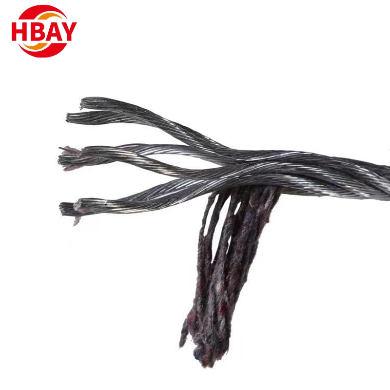 High tensile strength steel wire rope tubular stranding Strands Cables Prestressing Steel Strand
