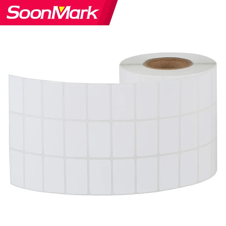 Thermal Bopp Barcode Paper Label Thermal Paper 60*40* 500 Pieces Removable White PP Transparent Sticker Thermal Label Paper
