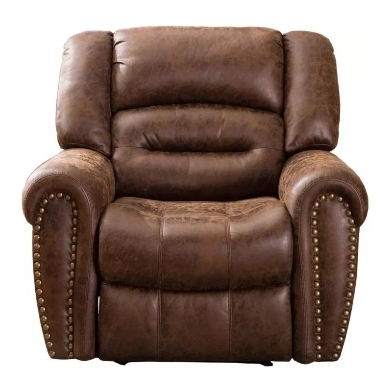 GEEKSOFA Reclining Power Electric Air Leather Recliner Sofa Chair Reclinable With Massage And Heat For Living Room Furniture