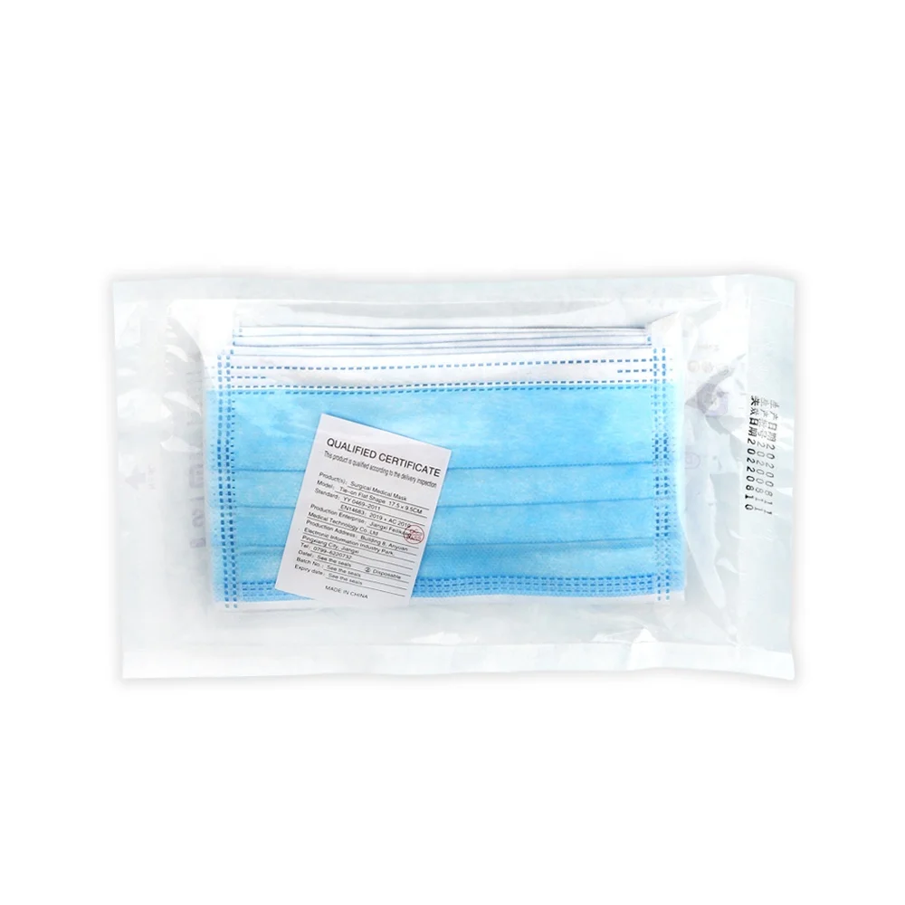 Surgical masks 3ply melt-blown cloth medical masks surgical facemask disposable mascherine chirurgiche ce