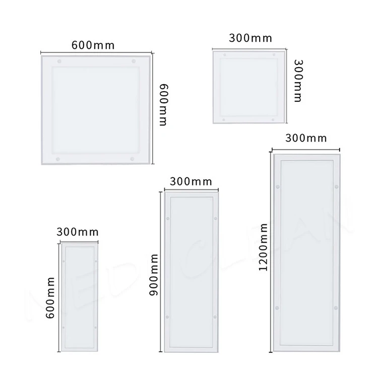 led panel light 300*600  led panel 300*1200 Purification lamp/Operating room light/ clean room lighting