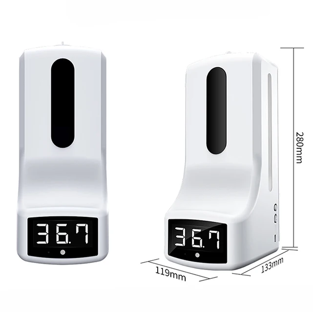 
Умный Бесконтактный дозатор для мыла K9, измерительный термометр 