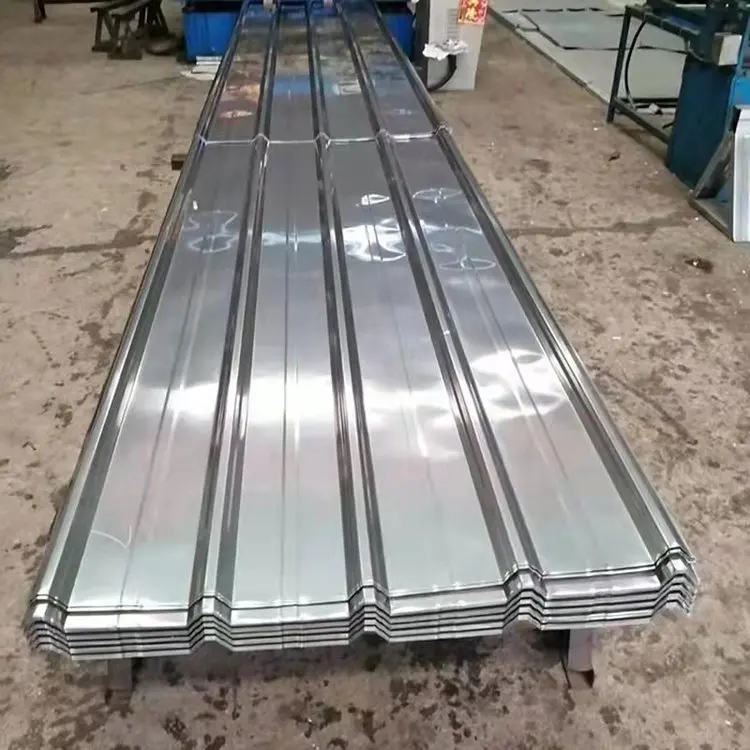 22 Gauge Galvanized Steel Corrugated Sheet 4ft x 8ft 0.3mm DX 51d Z100 Zinc Aluminum Roofing Metal Panels for Warehouses