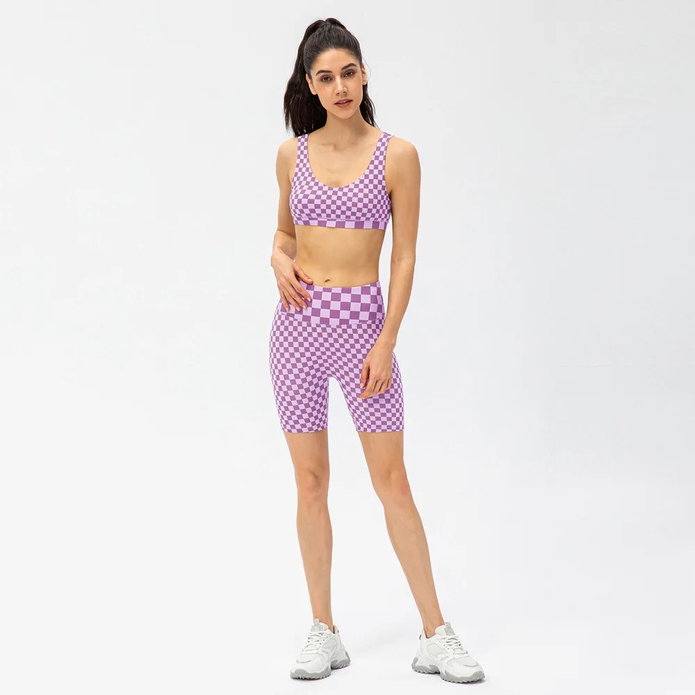 Wholesale Fitness Yoga Wear 2 PCS Seamless Workout Women Gym Sets 10 Customized Logo Printing Support Custom Sample High Quality