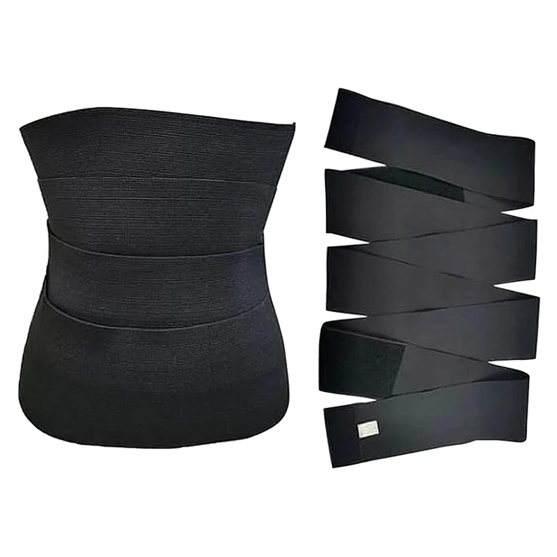 Wholesale 3M 4M Tummy Wrap for Women Elastic Belly Slimming Shaper Rubber Band Wrapping Belt