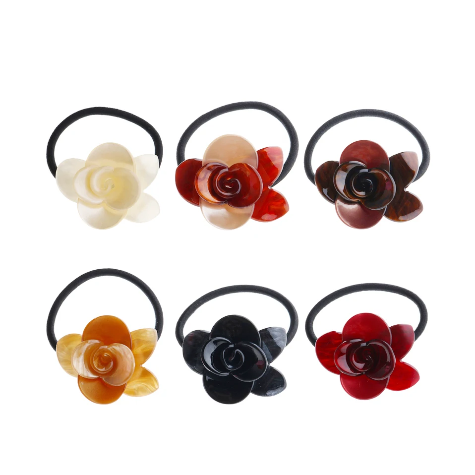 MiDairy acrylic  flower Headrope Elegant and lovely sweet Coiling headwear