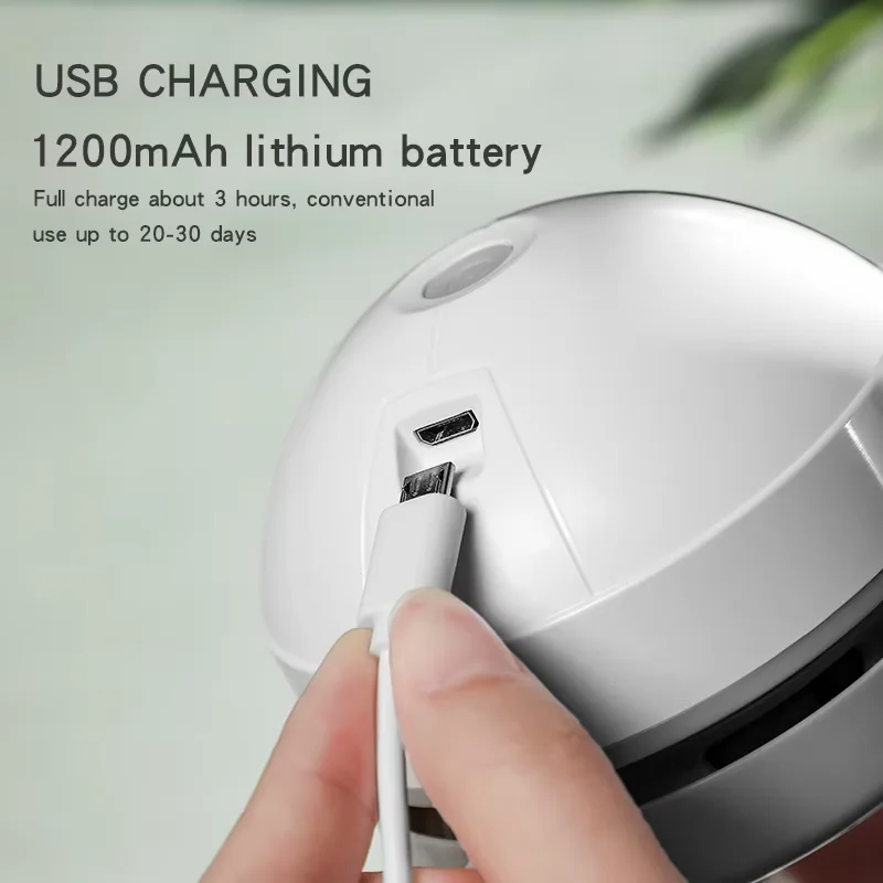 Портативный мини-робот беспроводной Настольный пылесос Usb Перезаряжаемый ручной очиститель
