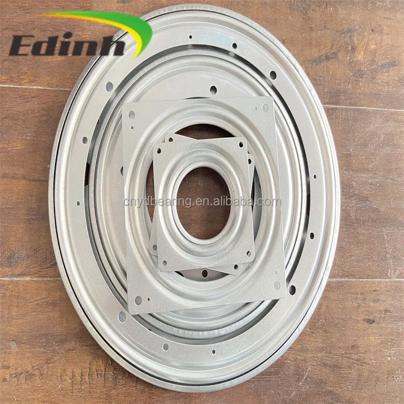 High Quality Low Noise Round Hollow Turntable 12 Inches Lazy Susan Bearing Hardware Swivel Plate