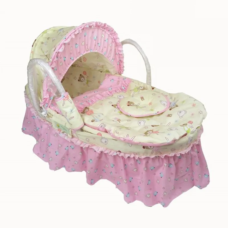 Moses Basket Set,Customized Baby handwoven crib