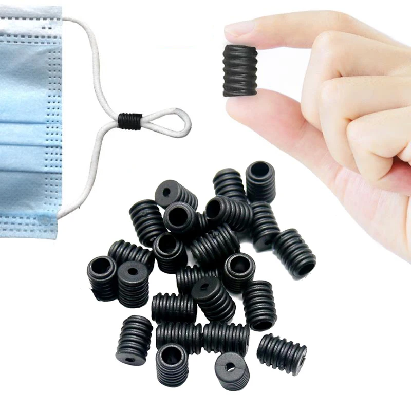 
 Оптовая продажа, маленькая Рычажная веревка, Ушная петля, веревка, силиконовый регулирующий зажим, эластичная лента, резиновая пластиковая маска, шнур, фиксатор  