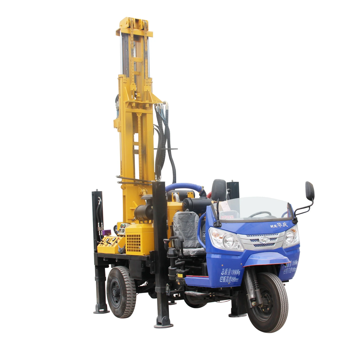 Truck mounted water bore well drilling machine Cheap price air compressor water well drilling rig machine for sale