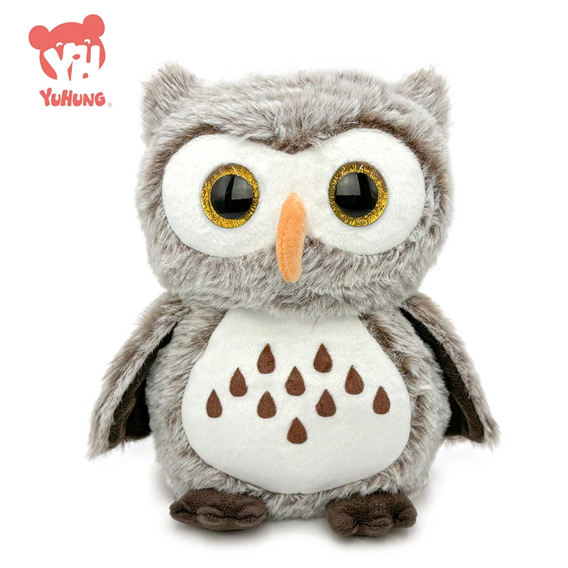 Soft Custom Design Owl Stuffed Animals Cute Kawaii Plush Figure Toys For Gifts