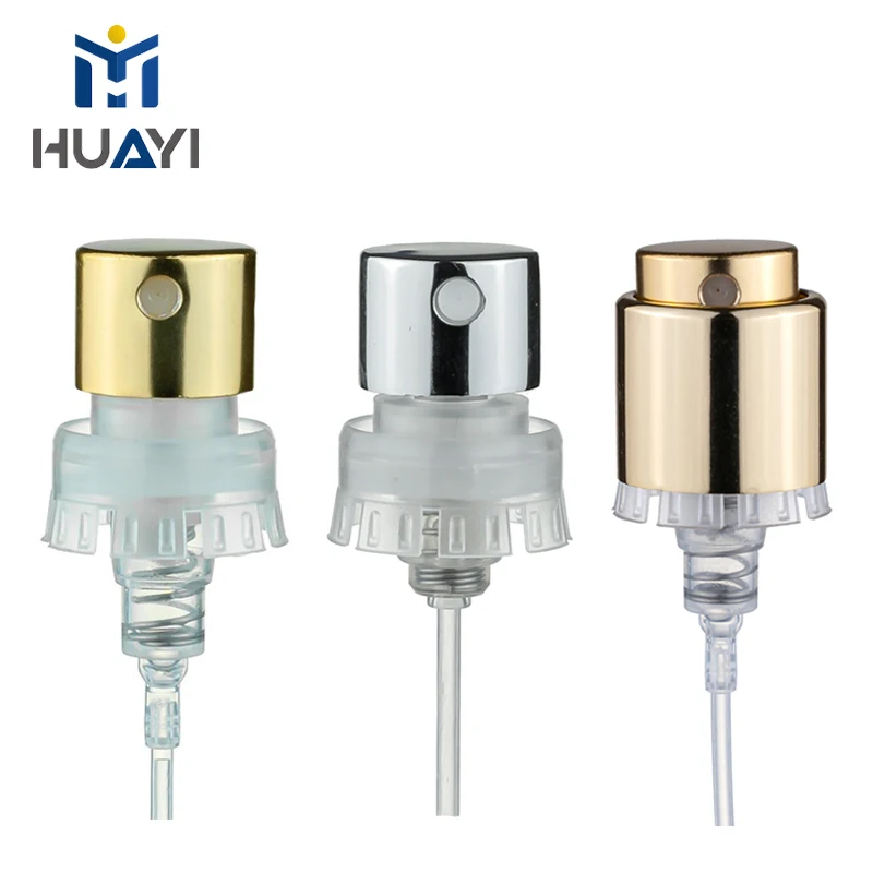 High Quality Gold Silver Spray 15mm Aluminum Crimpless Perfume Pump For Perfume Bottle
