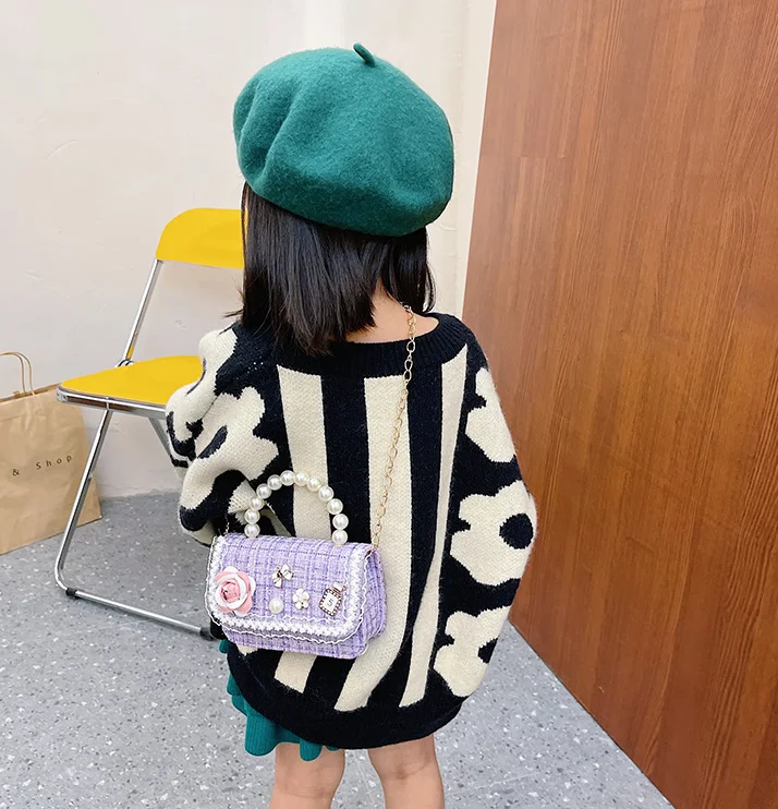 2023 kids designer bag Mini Lovely Purse And Handbag For Little Girls Designer Cross Body Bag