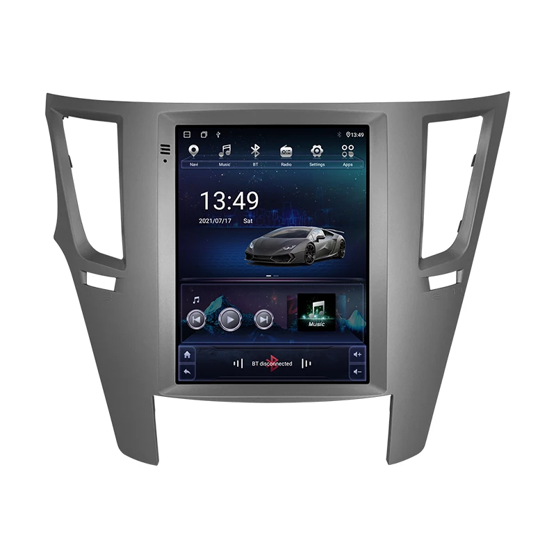 Автомобильный Android 12 радио плеер для Subaru Outback Legacy 2009-2014 мультимедийный видео GPS навигация Tesla Style вертикальный экран