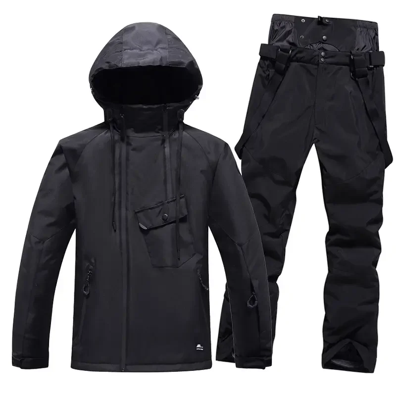AQTQ Custom Unisex Winter Windproof Waterproof Winter Ski Jumpsuit Snowboard Wear Ski Suit