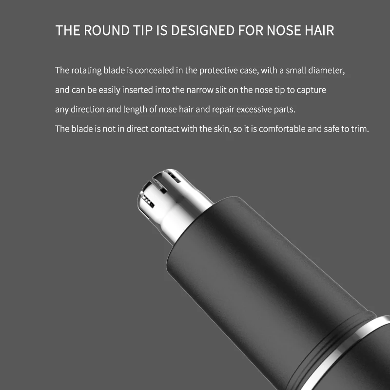 Factory OEM nose hair trimmer or nose hair cutter for home use or traval portable easy to clear long lasting bettery 12V