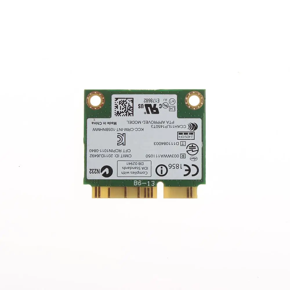 Компьютерные детали Joege, б/у, беспроводная Wi-Fi карта Intel N 105BNHMW для Lenovo ThinkCentre M93/p FRU 04w3772