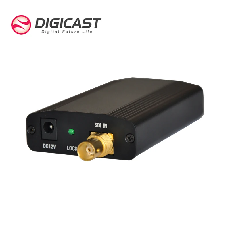 DIGICAST горячая Распродажа медиаконвертер 4K 60 Аудио Видео передача 12G HD SDI к MI конвертер