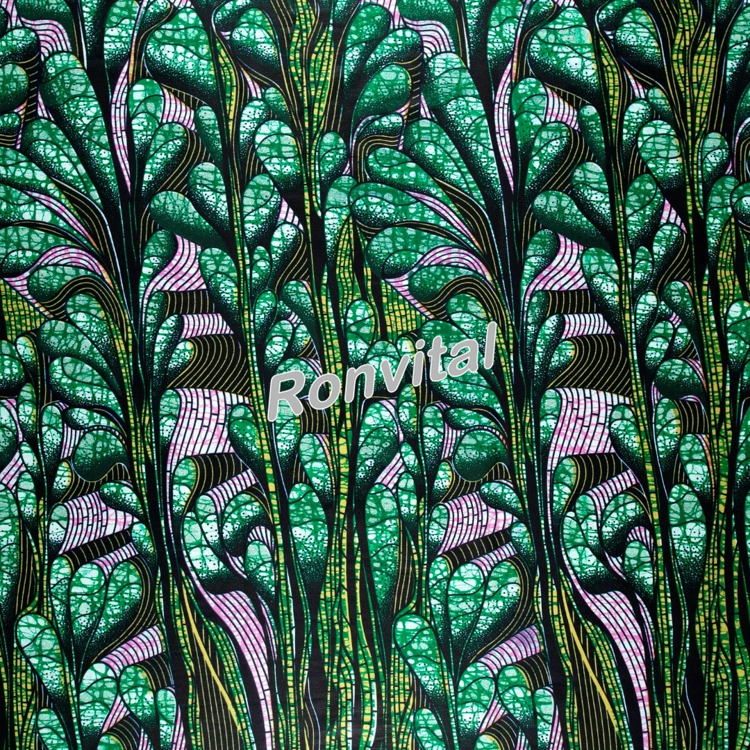 Factory direct sale woodine super deluxe wax fabric/ Made to order fashion fabric pearl powder printing wax fabric