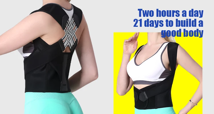 2021 new straightening belt powerful back strap for men and women back stretch neck posture corrector