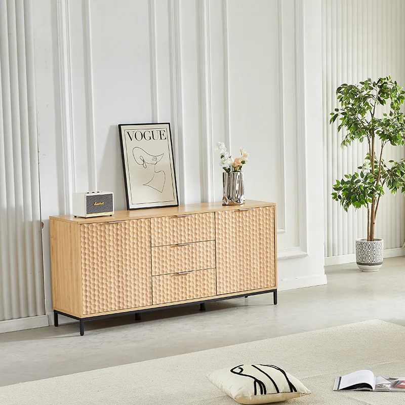 Popular Living Room Furniture Wooden Chest of Drawers modern cupboard bedroom Storage Cabinet