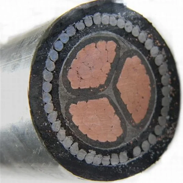BS5467 медный проводник XLPE изолированный ПВХ внутренний оболочка SWA бронированный ПВХ оболочка YJV32 силовые кабели