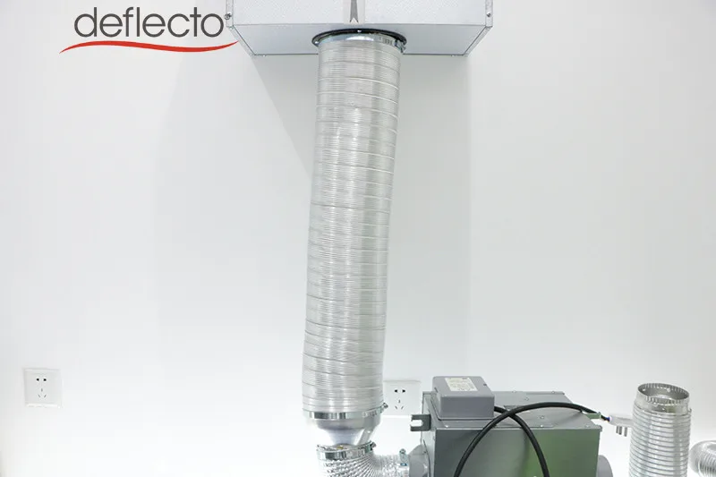 1-6 M length Semi Rigid Aluminium Ducting can be crimped or equipped with galvanized steel connectors/collars