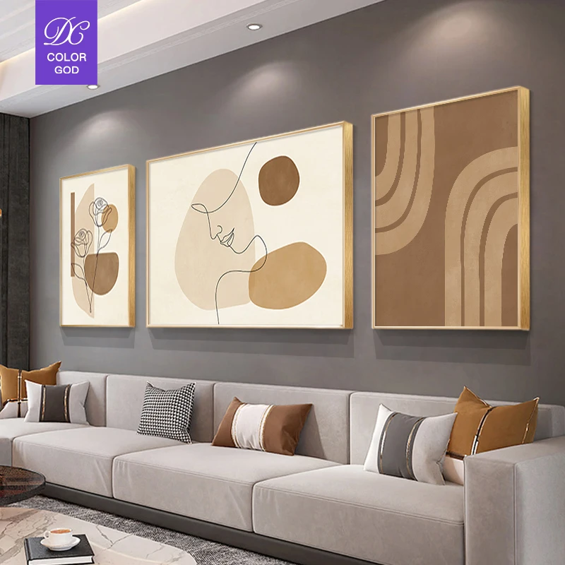 Abstract luxury art hotel painting modern living room canvas printing  painting home goods wall art