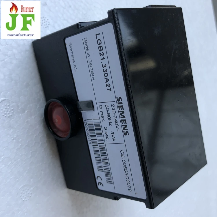 JF China industrial burner part  original SIEMENS  controller  LGB 21.330A27  for riello /baltur/ecoflam burner