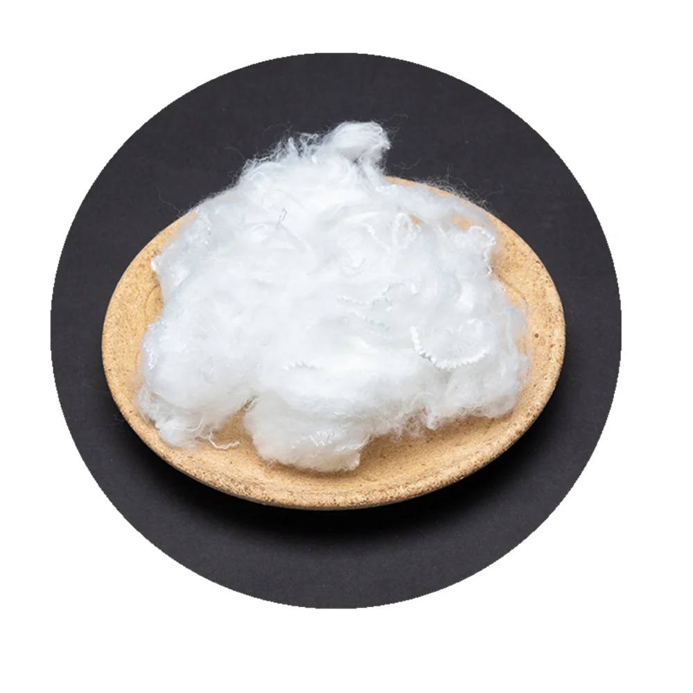 virgin solid fiber low melt staple fiber polyester fabric