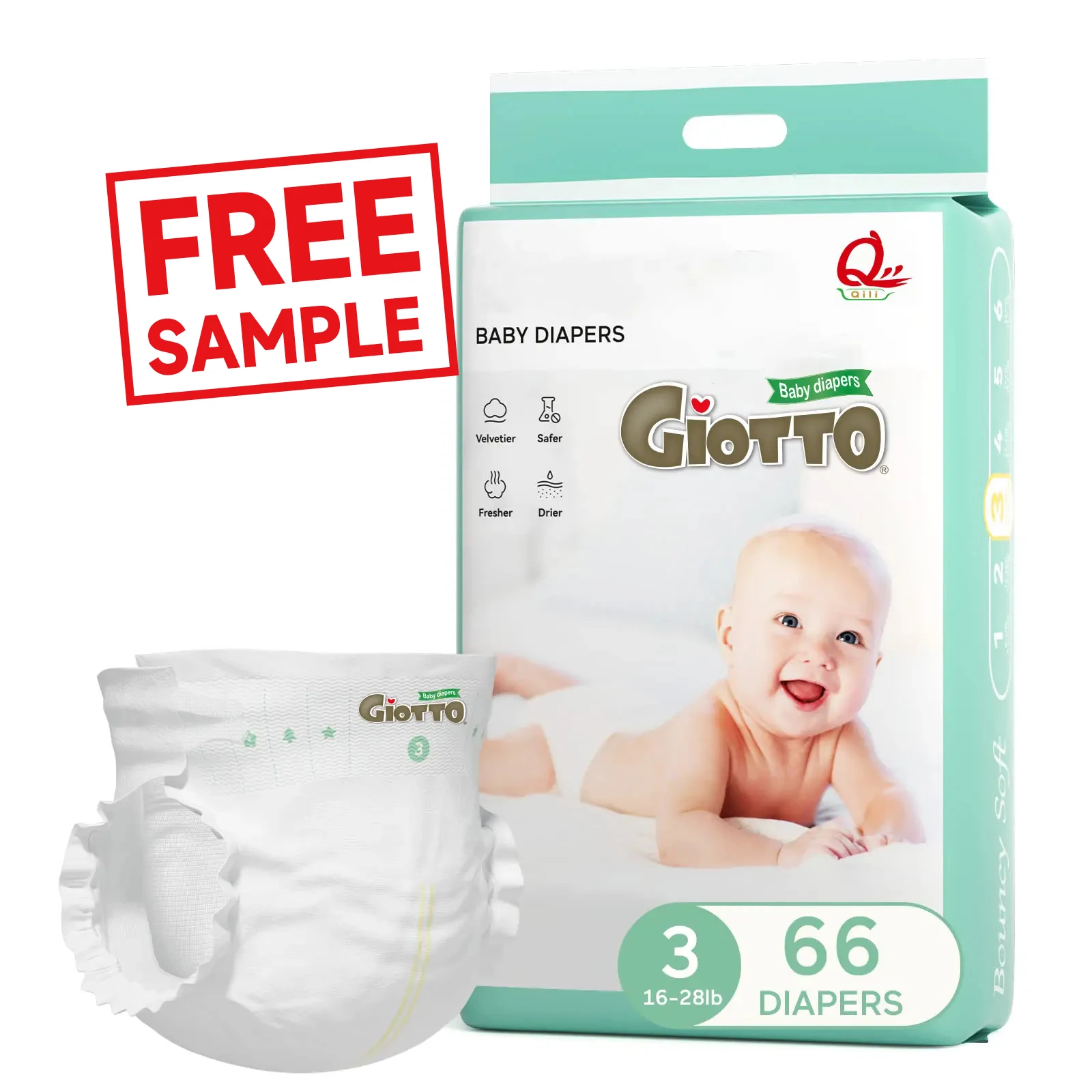 GIOTTO подгузники | Растительные, устойчивые | Выше всех размеров 3