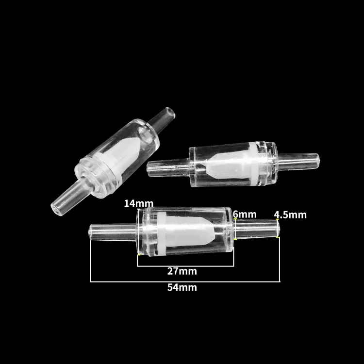 HiSin  Non return one way air small plastic mini valve aquarium