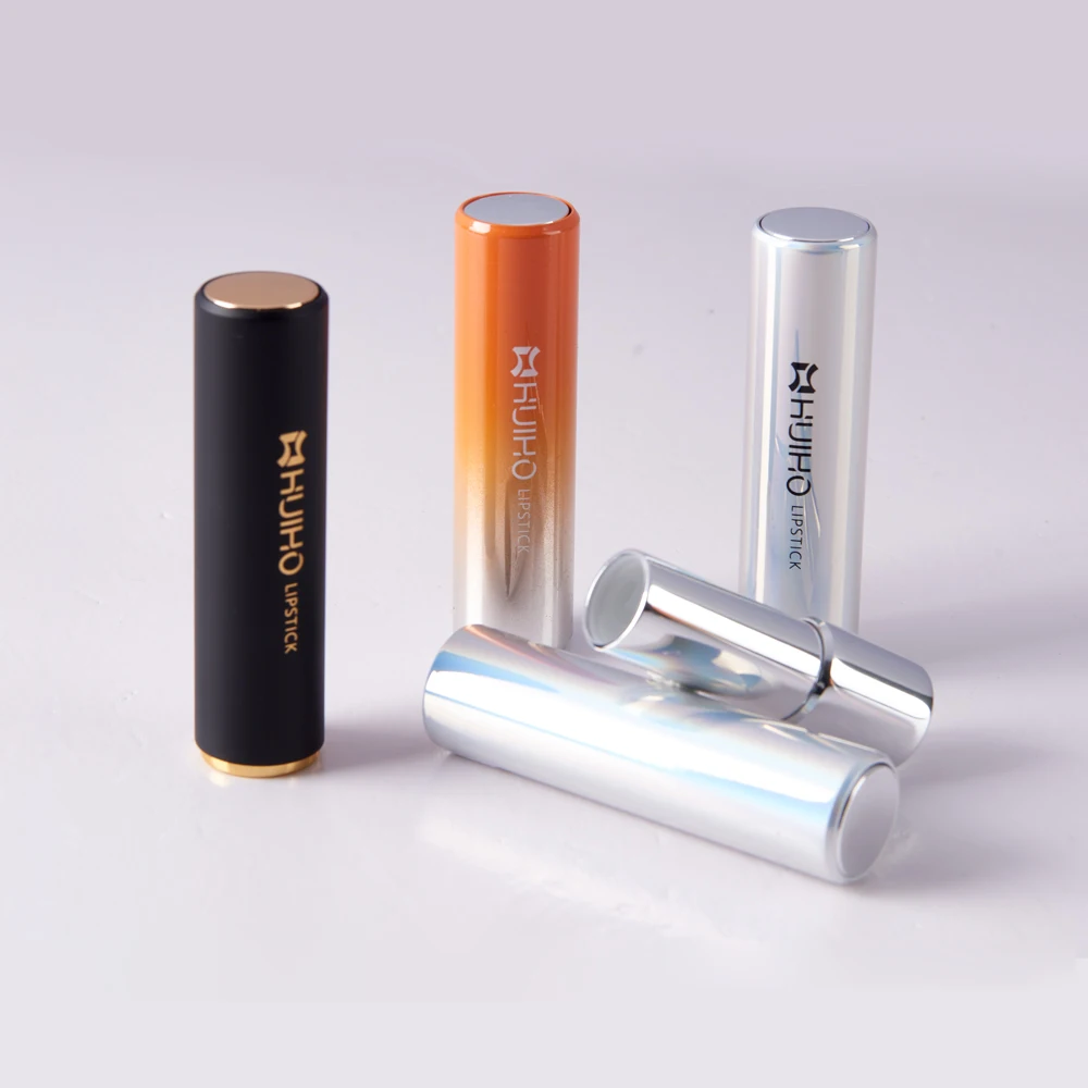 HUIHO Factory Direct Adorable Aluminum Metal Lipstick Tube Packaging Luxury Thin Empty Lipstick Tube