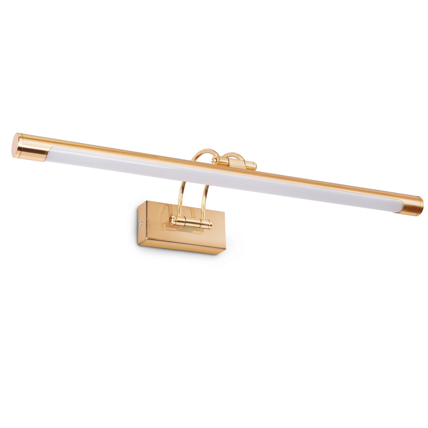 
8W 500mm golden wall lamp wholesale color gold led picture light mirror lamp hotel restaurant exhibition waterproof 