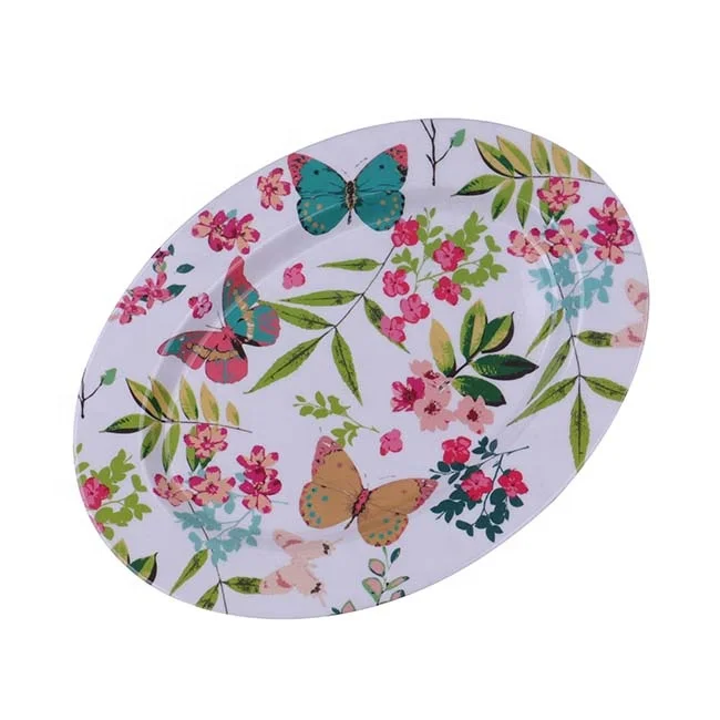 Chip platter melamine platter