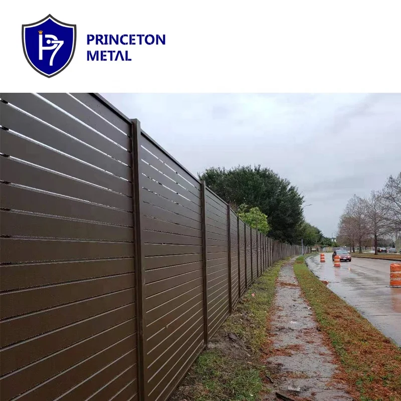 panel material outdoor wall home fencing strong customization aluminum fence