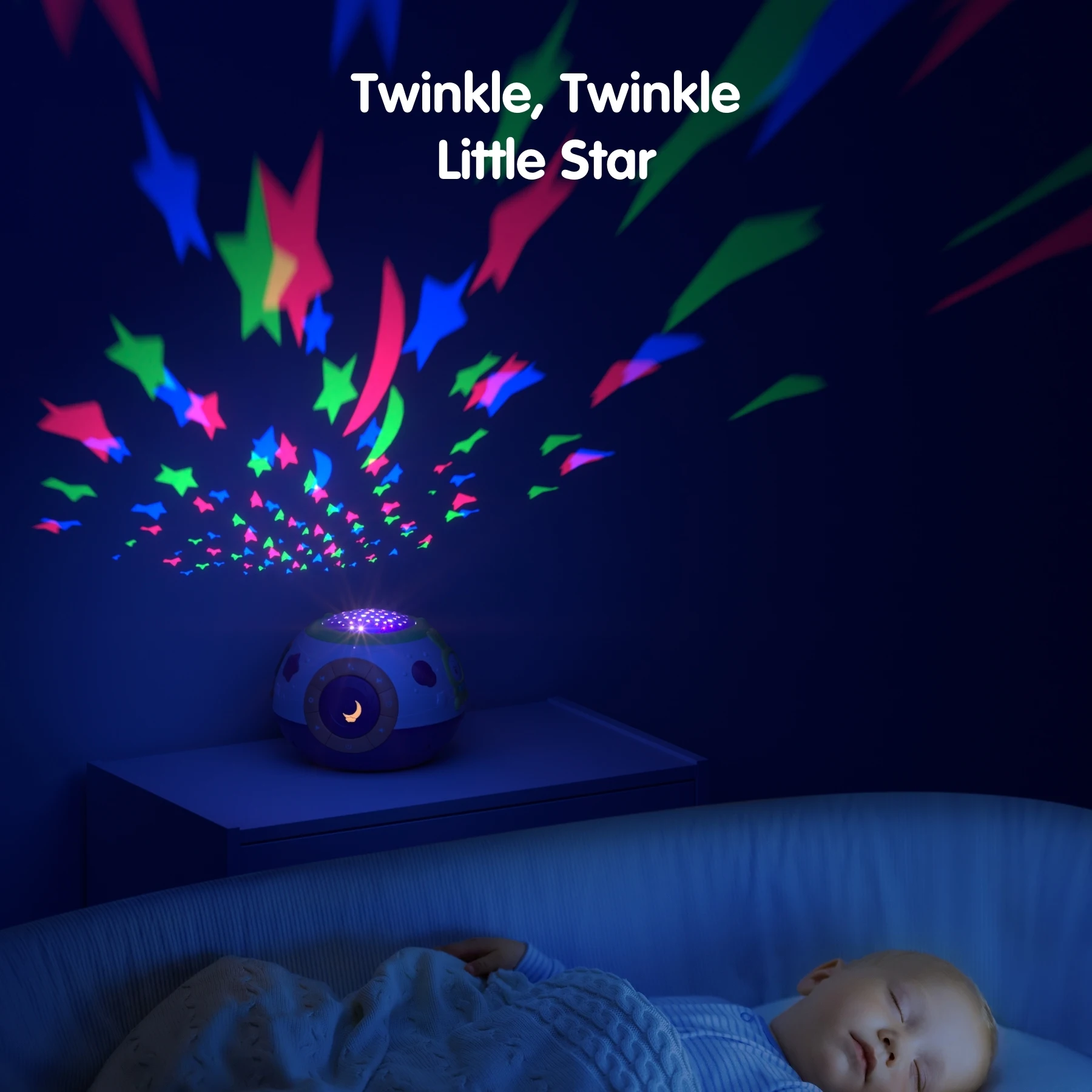 Tumama Kids Sleep Sounds Machine Toys Starry Sky Projection Baby Night Lights Nature Noise and Lullaby Musical Maker for Infant