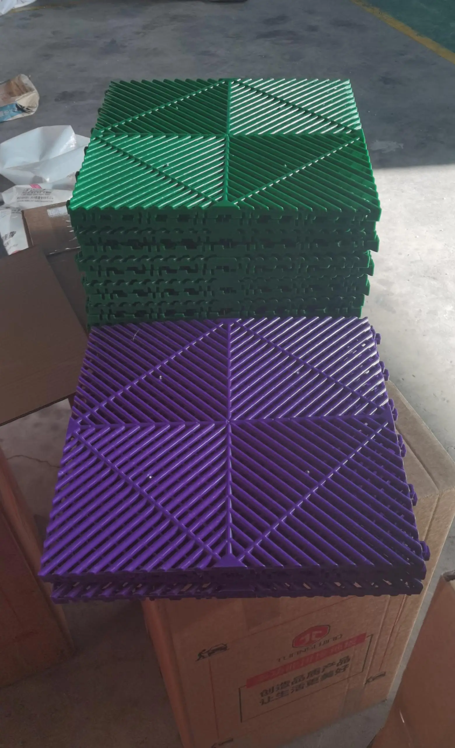 Molding For Car Wash Garage Floor Tiles /Plastic Floor Grills PP Garage Wash Flooring Hotsale