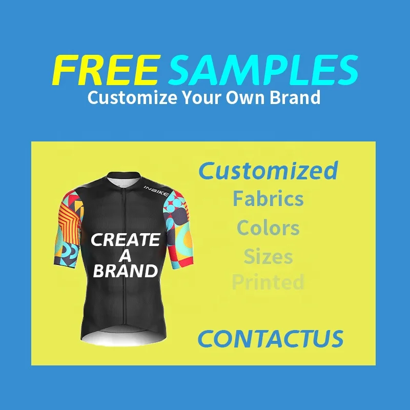 INBIKE OEM Custom Team Quick Dry Men Women Set Sublimated Printing Bike Bicycle Cycling To Wear Clothing Uniforms Sportswear Cyc