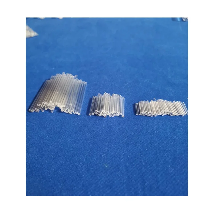 Customized transparent small diameter glass quartz capillary tube