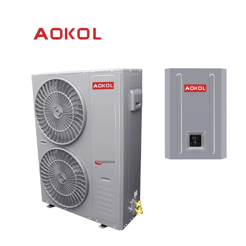 Erp A+++ 15kW Air to Water Split Air to water Heat pump R32 gas WIFI Full DC Inverter EVI China heat pump, OEM factory heat pump