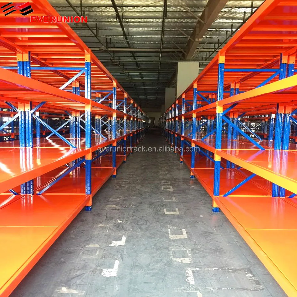 Long Span Warehouse Shelves with Steel Panel