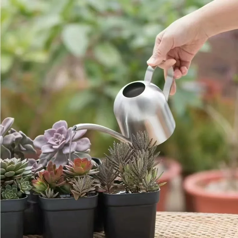 Metal water tank 201 Stainless steel factory wholesale stainless steel garden plants metal watering can water sprinklers