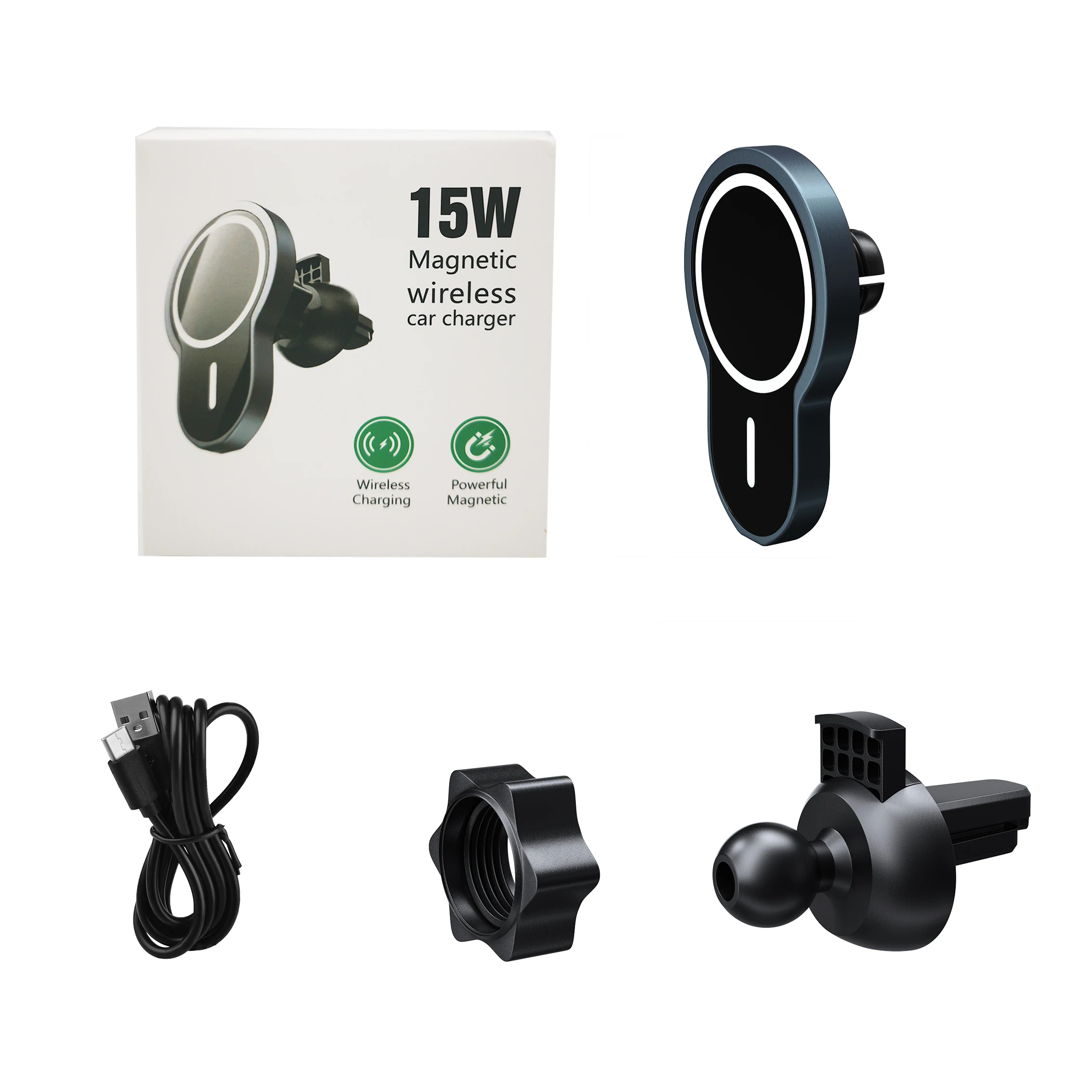 Shenzhen wireless charging X6 magnetic car handphone fast charger wireless charging for  iphone 12 13